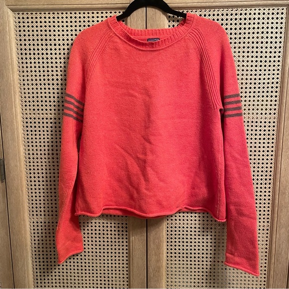 PATAGONIA - Pescadera Lambswool bland
Crew women Sweater Sz L - Picture 1 of 10